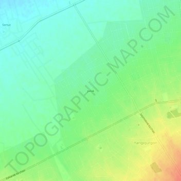 Топографическая карта Журак, высота, рельеф