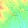 Топографическая карта Talegaon Dhamdhere, высота, рельеф
