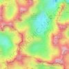 Топографическая карта Picos de Europa, высота, рельеф