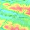 Топографическая карта Lamphey, высота, рельеф
