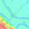 Топографическая карта Гидроузел, высота, рельеф