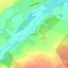 Топографическая карта Рачки, высота, рельеф