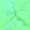 Топографическая карта confluence of Red River of the North and Buffalo River, высота, рельеф
