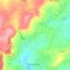 Топографическая карта La Croix Blanche, высота, рельеф