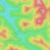 Топографическая карта Круг, высота, рельеф