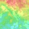 Топографическая карта Семино, высота, рельеф