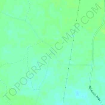 Топографическая карта Bamburg, высота, рельеф