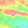 Топографическая карта Envendos, высота, рельеф