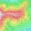 Топографическая карта Markbachjoch, высота, рельеф
