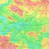 Топографическая карта Saint-Denis, высота, рельеф
