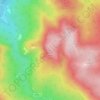 Топографическая карта Шаан-Кая, высота, рельеф
