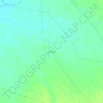 Топографическая карта Jaurasi, высота, рельеф