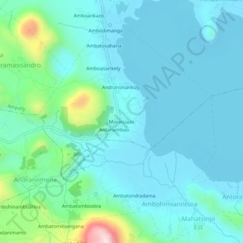 Топографическая карта Moratsiazo, высота, рельеф