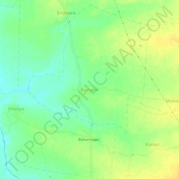 Топографическая карта Ratnagir, высота, рельеф