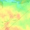 Топографическая карта Кислые, высота, рельеф
