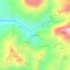 Топографическая карта Benamahoma, высота, рельеф