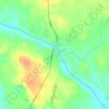 Топографическая карта Vuotso, высота, рельеф