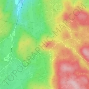 Топографическая карта Himalaya, высота, рельеф