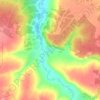 Топографическая карта Средняя Егва, высота, рельеф