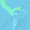 Топографическая карта Honeymoon Island Dog Beach, высота, рельеф
