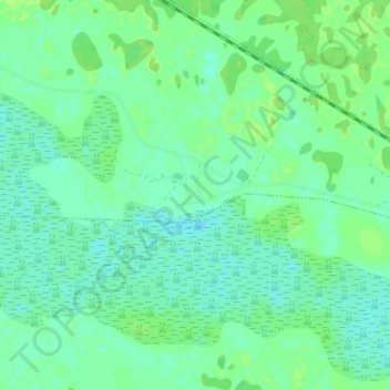 Топографическая карта Бостандык, высота, рельеф