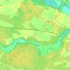Топографическая карта Ямышево, высота, рельеф
