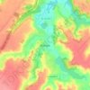 Топографическая карта Жуковцы, высота, рельеф