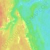 Топографическая карта урочище Пурново, высота, рельеф