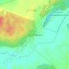 Топографическая карта Малая Рублёвка, высота, рельеф