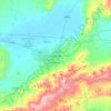 Топографическая карта Эрзурум, высота, рельеф
