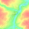 Топографическая карта Богодухово, высота, рельеф
