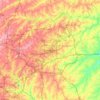 Топографическая карта Greensboro, высота, рельеф
