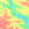 Топографическая карта Медовая, высота, рельеф