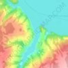Топографическая карта Хохловка, высота, рельеф