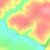 Топографическая карта Мисайлово, высота, рельеф
