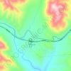 Топографическая карта 温泉, высота, рельеф