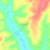 Топографическая карта Пиканово, высота, рельеф