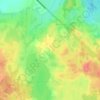 Топографическая карта Боровки, высота, рельеф