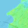 Топографическая карта Beauclerc, высота, рельеф