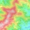 Топографическая карта Les Jumeaux, высота, рельеф