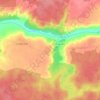 Топографическая карта Боровиково, высота, рельеф