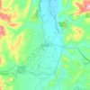 Топографическая карта El Zulia, высота, рельеф