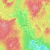 Топографическая карта Нурберг, высота, рельеф
