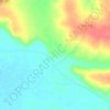 Топографическая карта Любимое, высота, рельеф