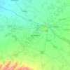 Топографическая карта Самарканд, высота, рельеф