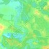 Топографическая карта Барсаново, высота, рельеф