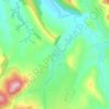 Топографическая карта Белые Ославы, высота, рельеф