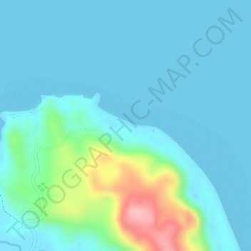 Топографическая карта Pozo Robo, высота, рельеф