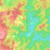 Топографическая карта Laranjeiras, высота, рельеф