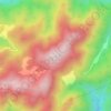 Топографическая карта 天堂山, высота, рельеф